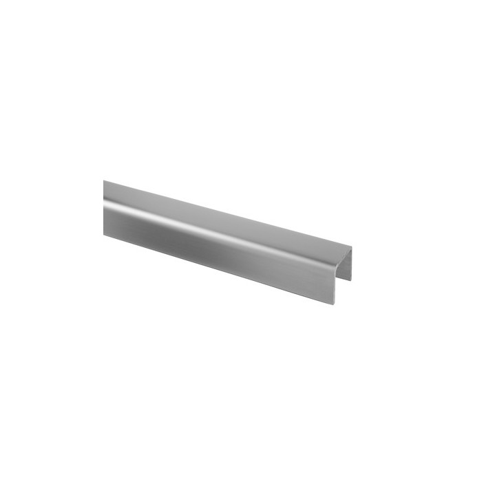 U-profiel 40 x 37 x 3,0 mm RVS-316 mat geslepen