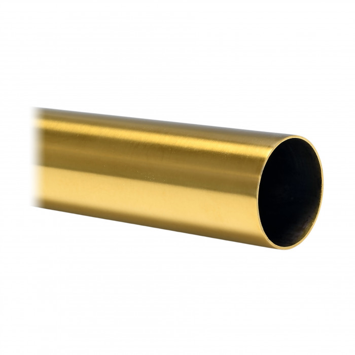 Buis 19 x 1,0 mm zamak messing mat