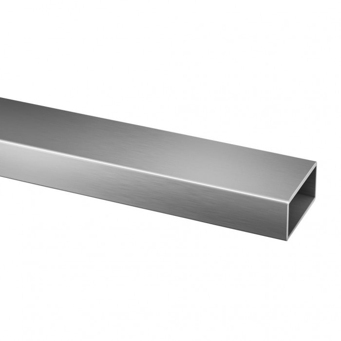 RVS koker 30 x 20 x 1,2 mm RVS-304 onbewerkt