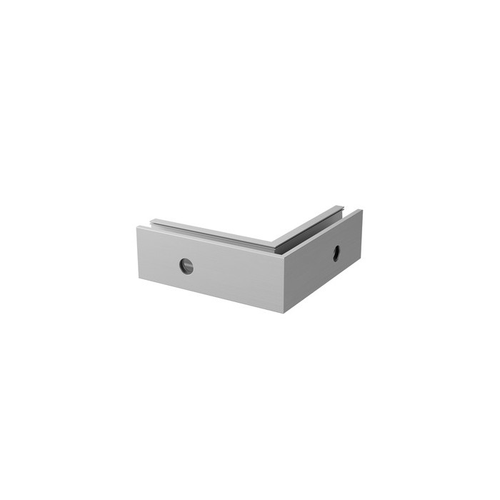 Vloerprofiel 90° buitenhoek Easy Glass Up topmontage model 6621 aluminium geanodiseerd