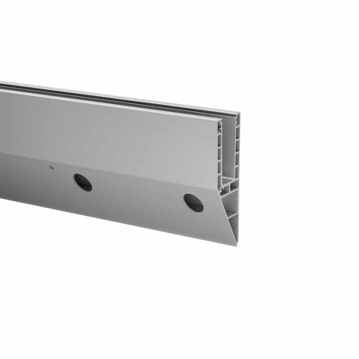 Easy Glass Smart vloerprofiel, zijmontage, 5000 mm, model 8240, aluminium (geanodiseerd)