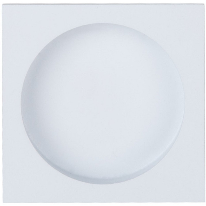 Inbouwkom SQUARE LSQ54 wit gecoat RVS-304