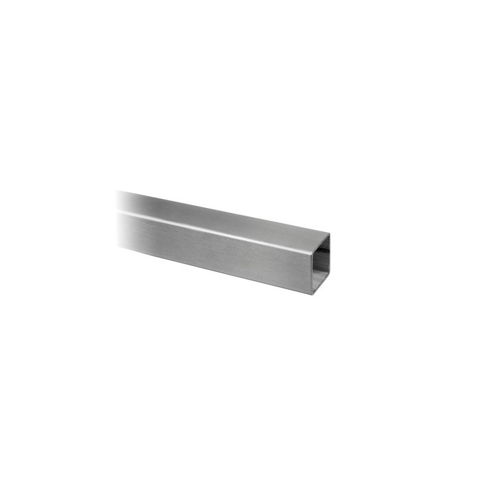 RVS koker 60 x 60 x 2 mm RVS-304 K320 geslepen