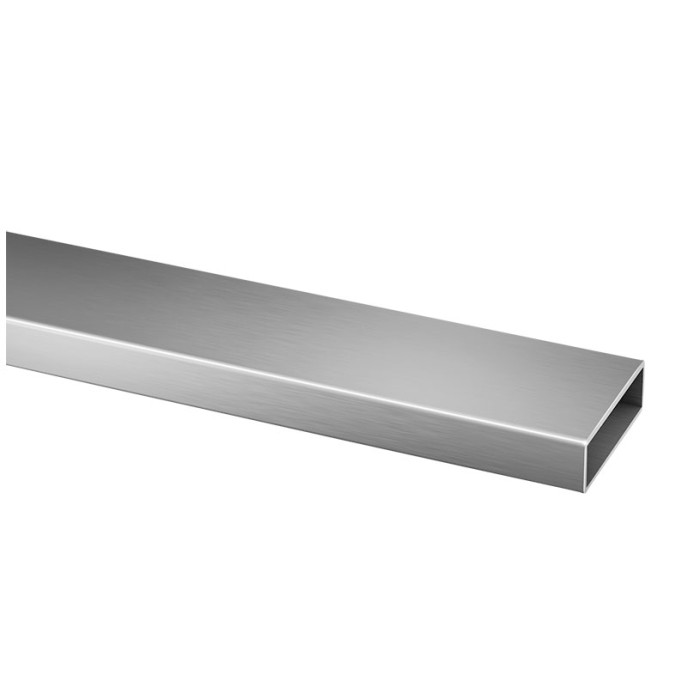 RVS koker 60 x 20 x 2 mm RVS-316L K320 geslepen