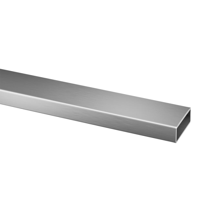 RVS koker 50 x 20 x 2 mm mm RVS-304 K320 geslepen