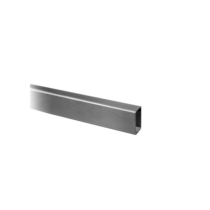 RVS koker 20 x 10 x 1,0 mm RVS-316 geslepen