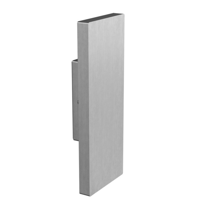 Vlakke eindkap boven 100,5 x 39 mm model 6842 aluminium mat geslepen