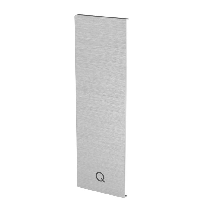 Eindkap Easy Glass Prime Y zijmontage rechts 247,5 x 78 mm model 8442 aluminium (geanodiseerd)
