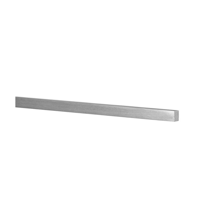RVS staf vierkant 5 x 5 mm RVS-316L onbewerkt