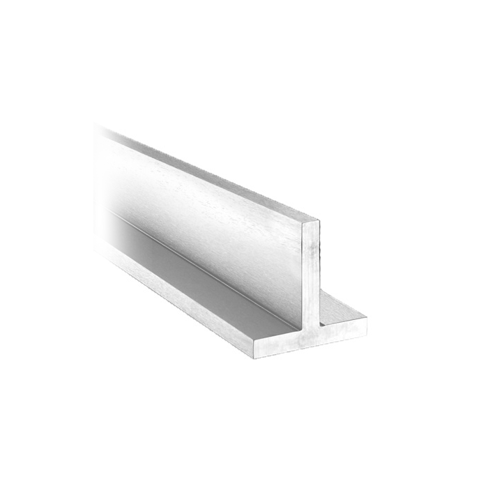 Aluminium T-profiel 80 x 80 x 8 mm AW-6060