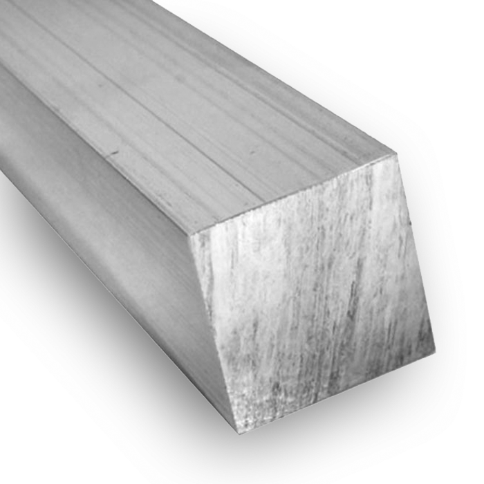 Aluminium staf vierkant 6 x 6 mm AW-6082