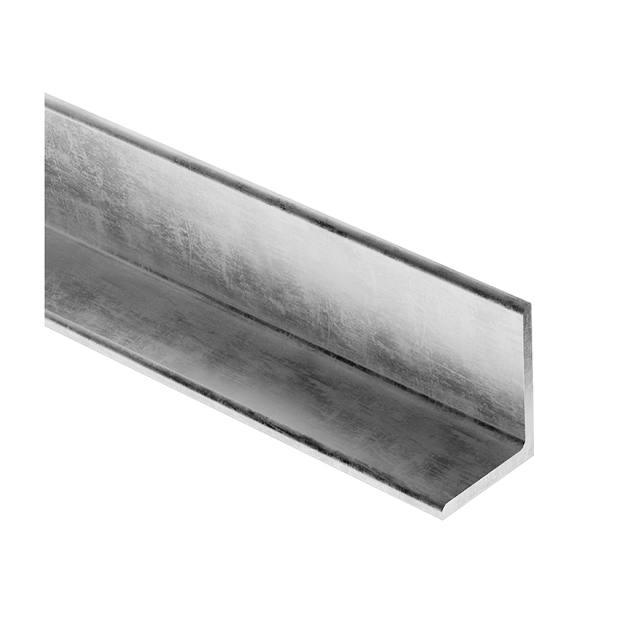 RVS hoekprofiel 40 x 40 x 4 mm RVS-304 onbewerkt