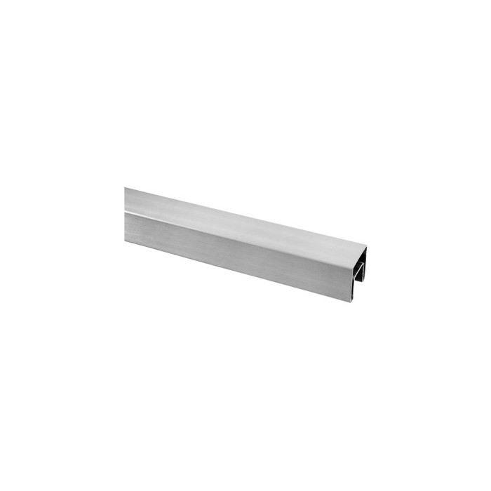 U-profielbuis 40 x 40 x 1,5 mm RVS-304 mat geslepen