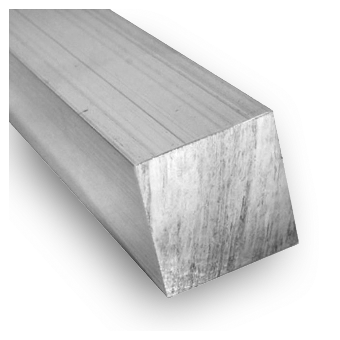 Aluminium staf vierkant 15 x 15 mm AW-6082