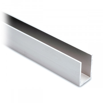 Profilo a U in alluminio 30 x 20 x 30 mm grezzo