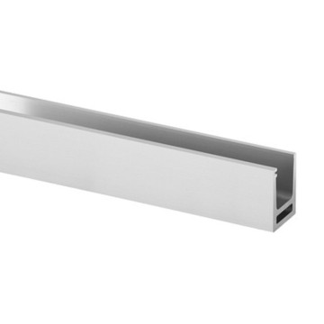 Easy Glass Hybrid Bodemprofiel 43,5 x 32 mm modello 6910, aluminium