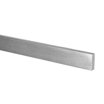 Piatto inox 80 x 5 mm inox-304 K320 spazzolato