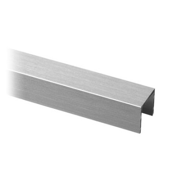 Protezione bordo vetro voor glasdikte 21,52 mm aluminium (anodizzato)