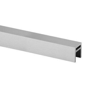 Tubo profilato a U 33 x 39 x 4,5 mm aluminium (grezzo)