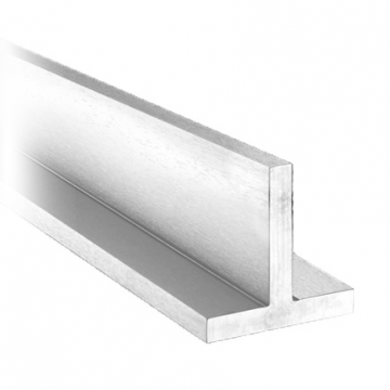 Profilo a T inox saldato al laser 30 x 30 x 3 mm inox-304 grezzo